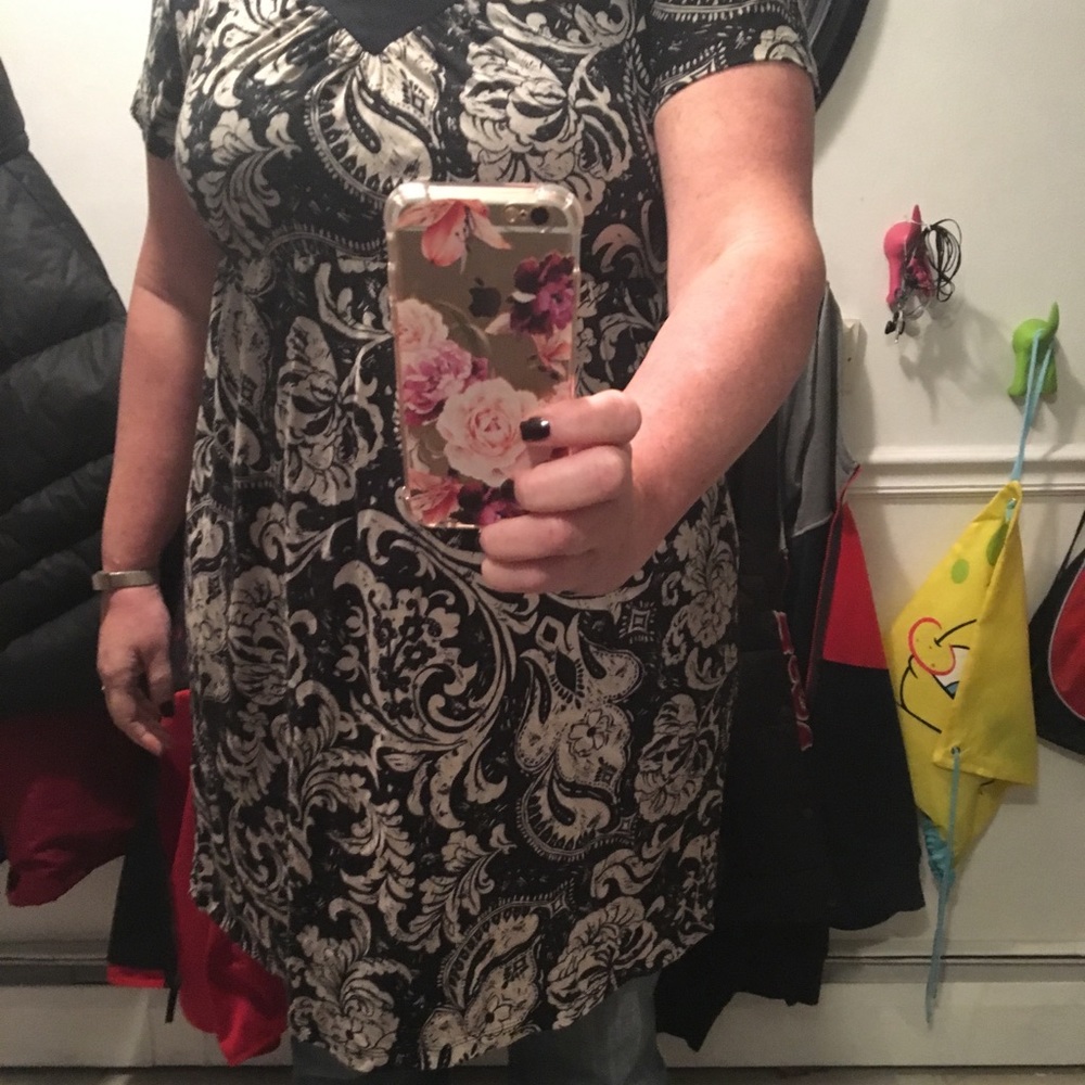 Black and Tan dress